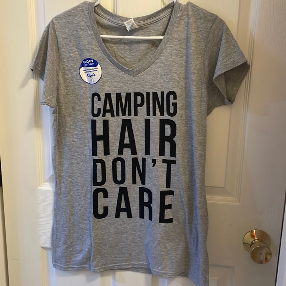 Camping Hair, Don’t Care Tee! NWOT!
